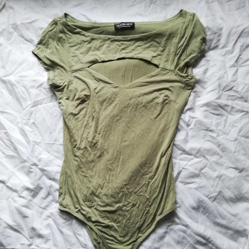 Green bodysuit